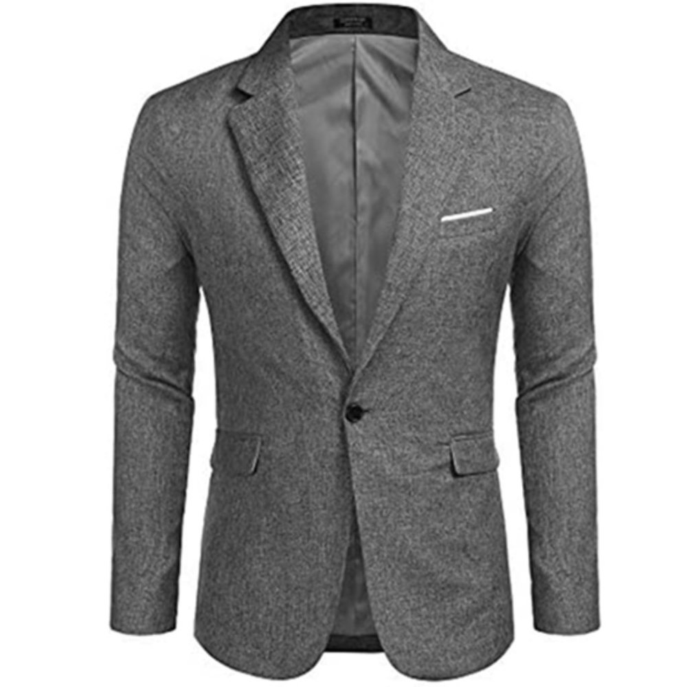 NWOT COOFANDY Casual Suit Jackets Gray L